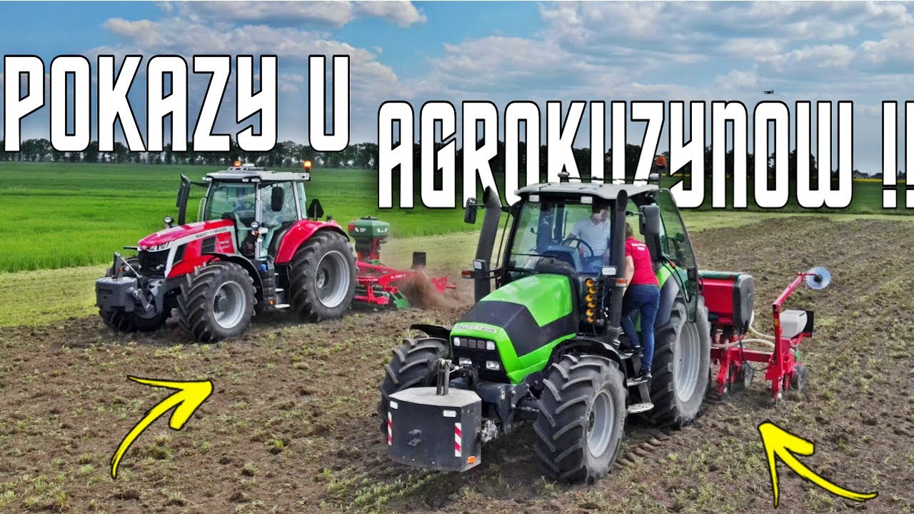 ☆ Zielone Pokazy u @agrokuzyni4651 ☆ AGRO-MASZ, TALEX, MASSEY FERGUSON, MCCORMICK ☆ Siewy 🌽🌽☆ NH™
