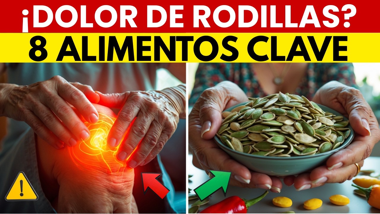 ¡Tus Rodillas DESTRUYEN Tu Vida! 8 Alimentos Clave | Envejecimiento saludable