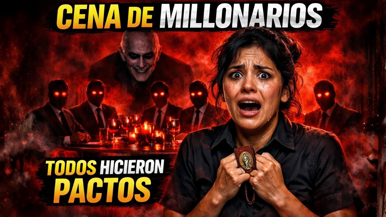MESERA SIRVE CENA SECRETA DE MILLONARIOS Y DESCUBRE QUE TODOS HICIERON PACTOS CON EL ENEMIGO