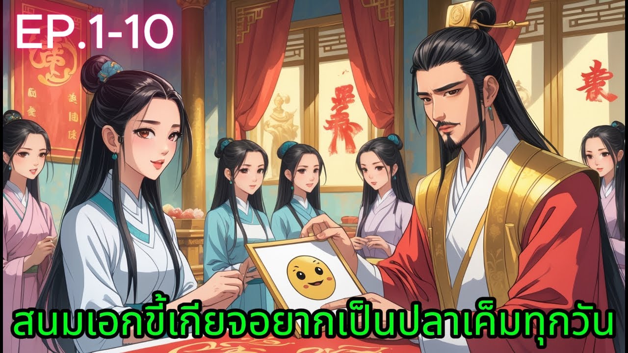 ข้ามมิติมาเป็น...สนมเอกขี้เกียจ อยากเป็นปลาเค็มทุกวัน EP.1-10 #นิยายเสียง #audiobook