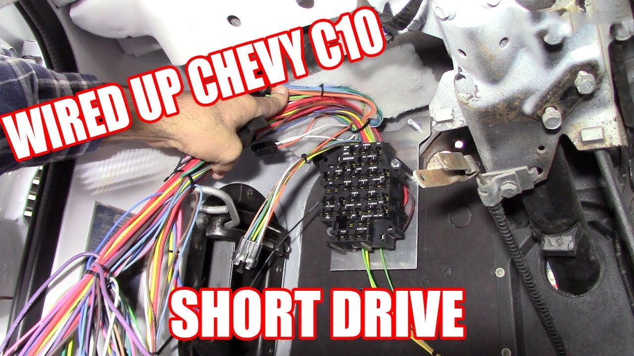Wiring up the chevy c10/And a short drive