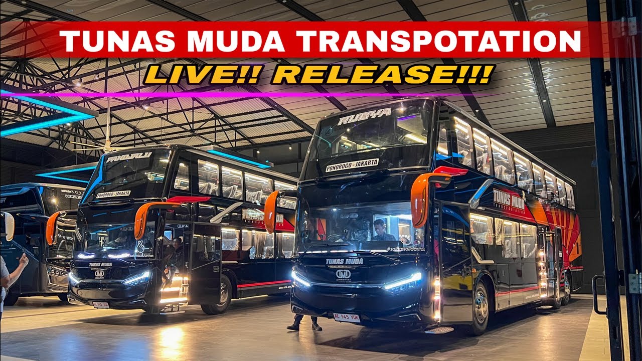 3 Double Decker Tunas Muda!! AKHIRNYA DI RILIS Dari Karoseri Laksana - RUBYA ANNO PANDJALU STJ