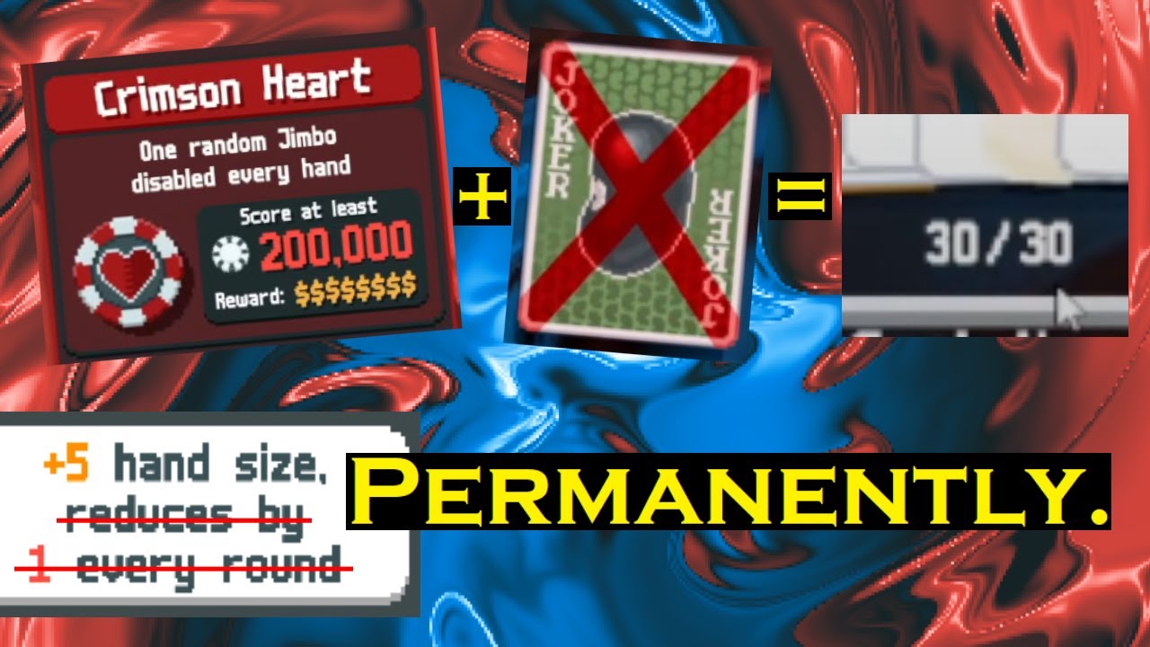 Crimson Bean Exploit explained (*permanent* Hand Size increase)