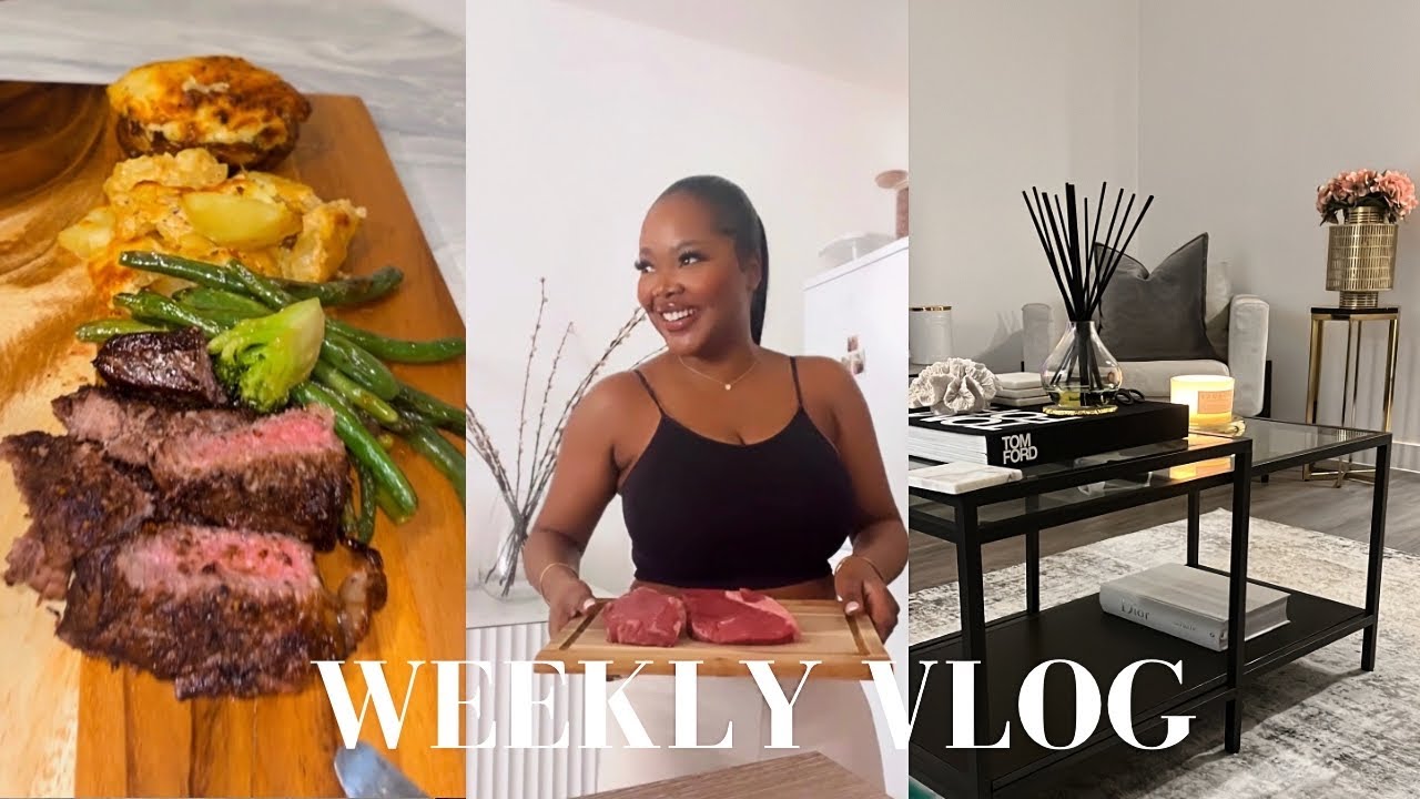 VLOG | CLEAN WITH ME | LET’S COOK DINNER, STEAK WITH POTATOS | Edwigealamode