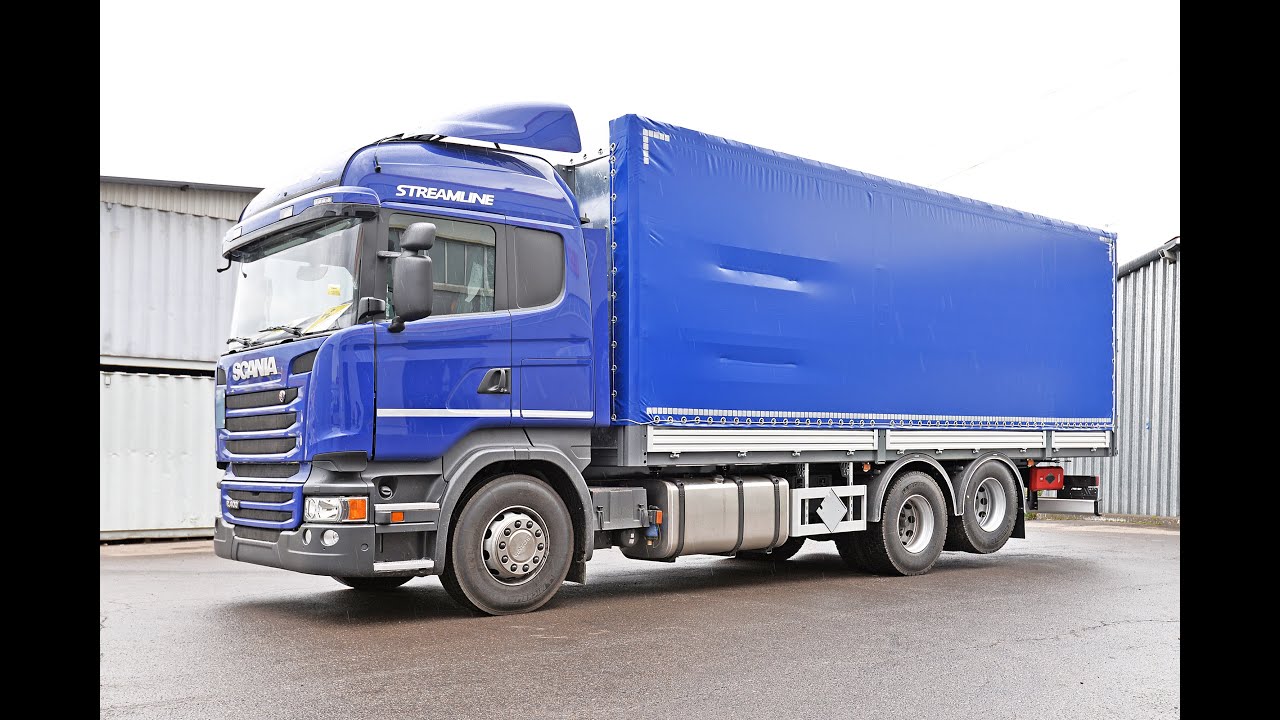 Scania R 400 бортовая платформа предназначенная для перевозки радиоактивных отходов