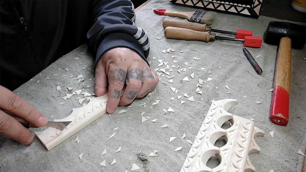 Резные домики для Нард своими руками