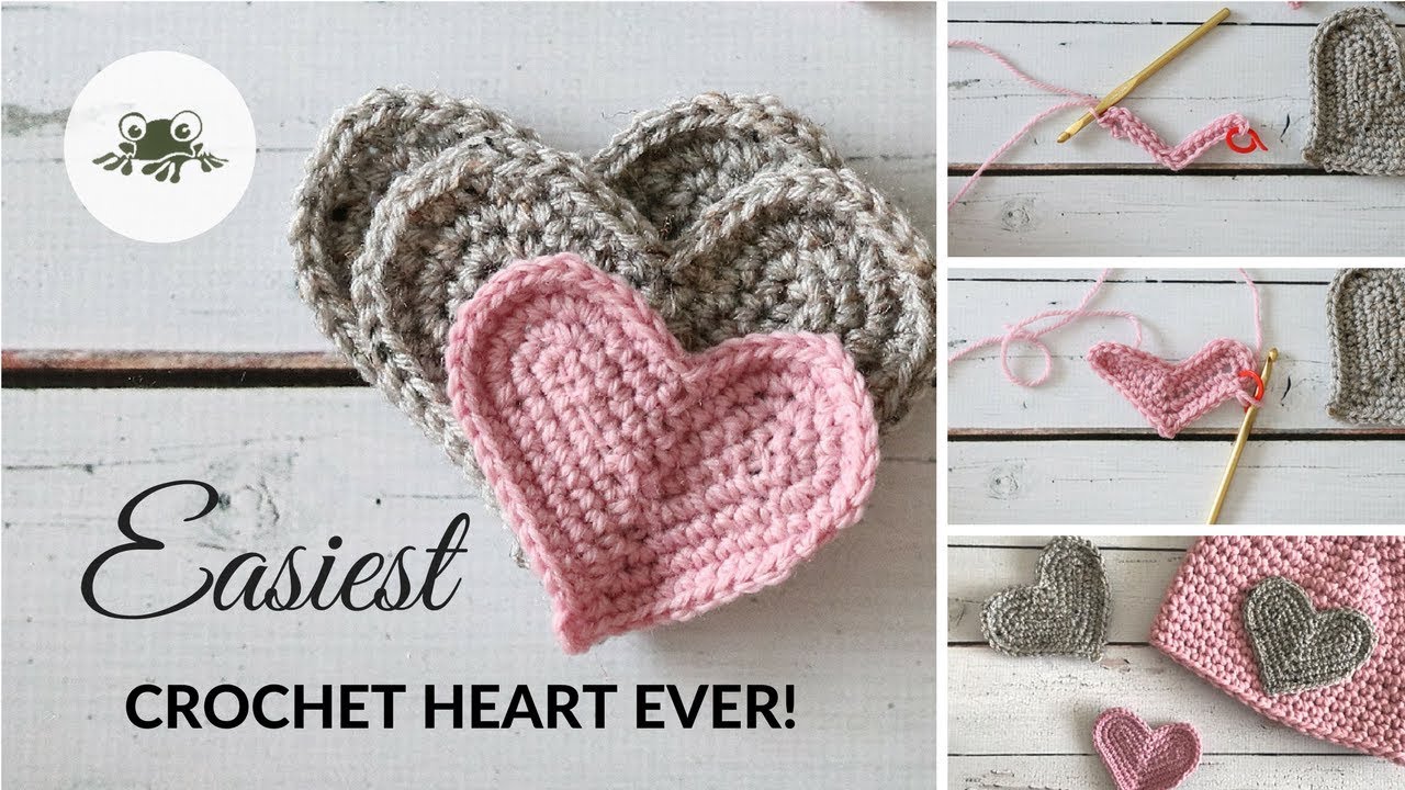 How to Crochet a Heart The Easy Way
