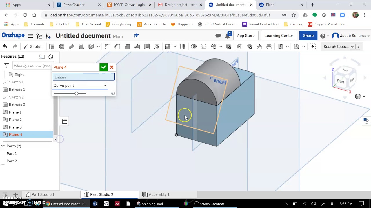 Onshape Plane Tools