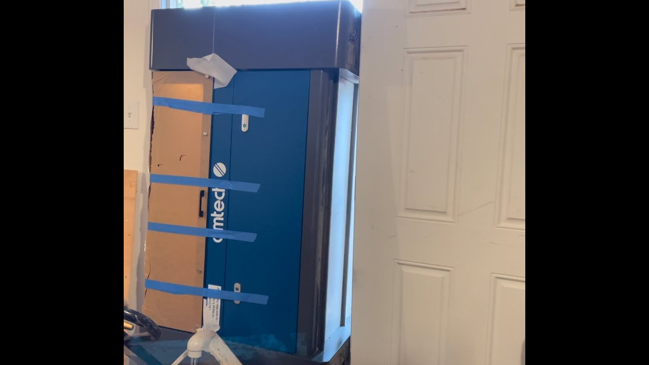 100 watt CO2 Laser goes through a 35in door!