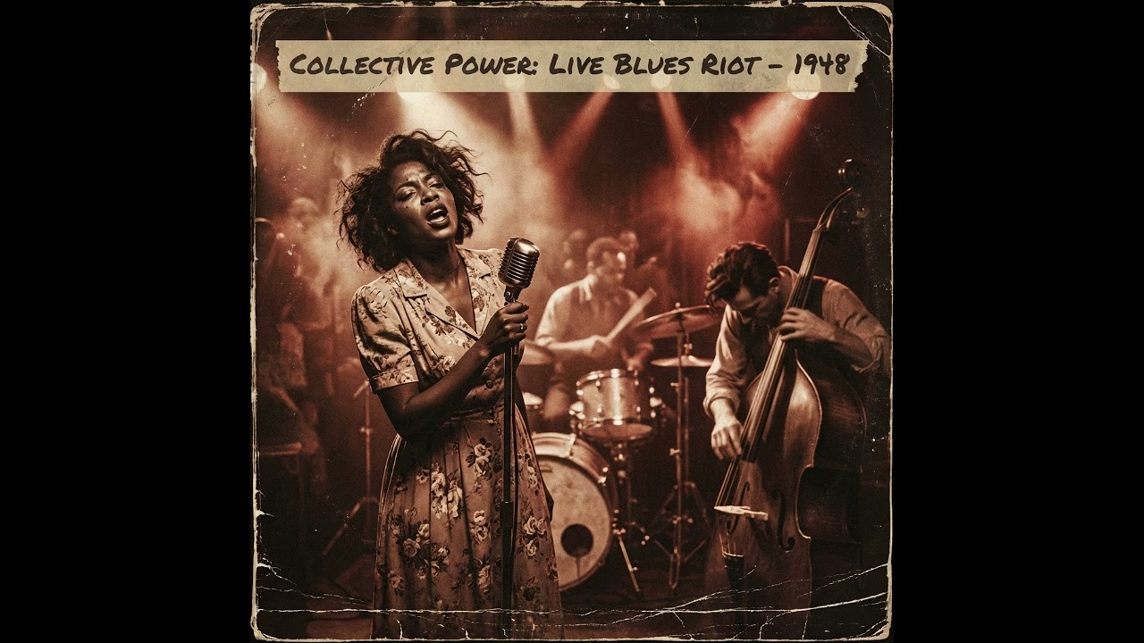 Collective Power &ndash; Live Blues Riot 1948  Vintage Live Blues Concert  Raw Classic Blues Performance