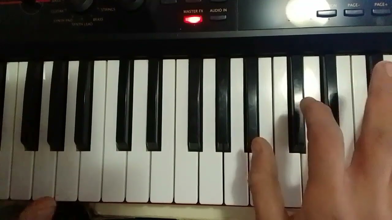 Como tocar FRAGIL de Yahritza & Grupo Frontera en piano