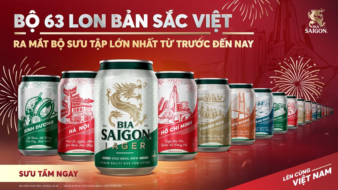 BIA SAIGON | HÀNH TRÌNH TẠO NÊN BỘ 63 LON “BẢN SẮC VIỆT” #DILENCUNGNHAU