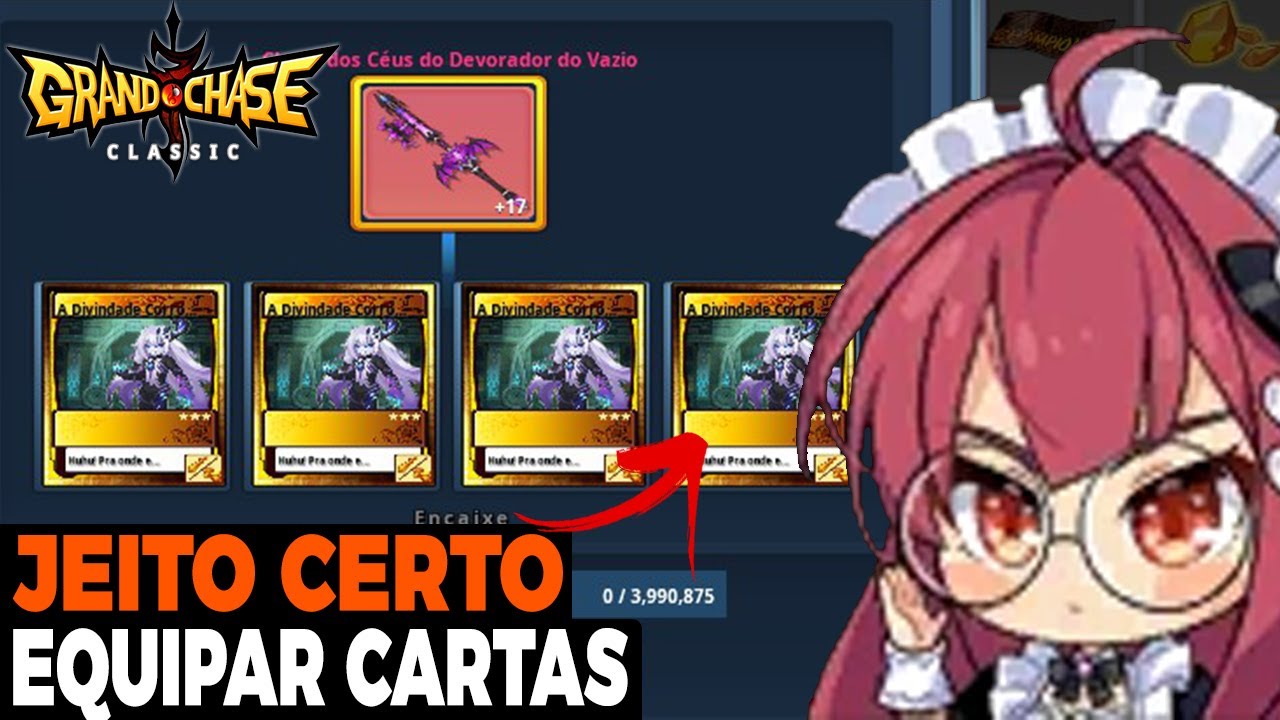 [GRAND CHASE CLASSIC] - NOVO MODO DE  EQUIPAR AS CARTAS NO SET PARA AUMENTA SEU DANO