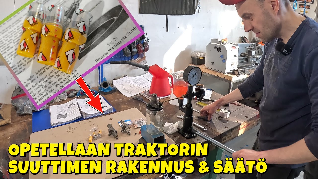 Rakennetaan uudet suuttimet Dextaan, Vevor suutintesteri, uudet Seven kärjet