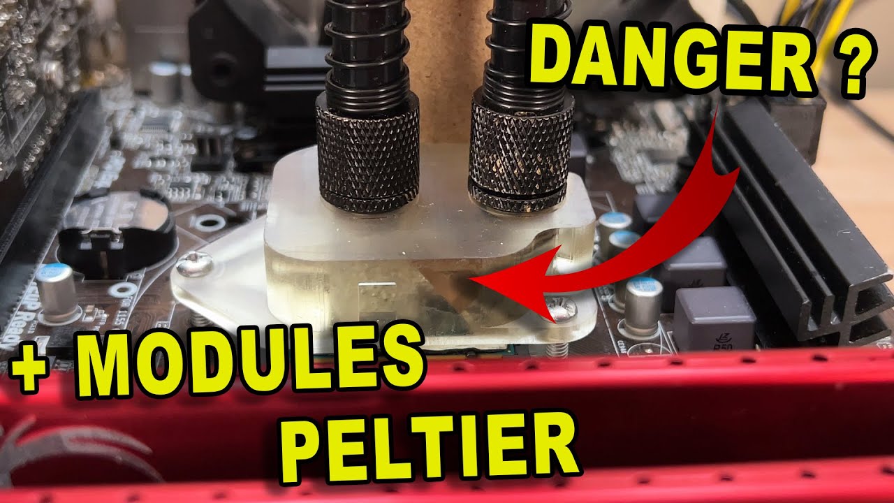 Expérience Modules PELTIER +... DANGER !