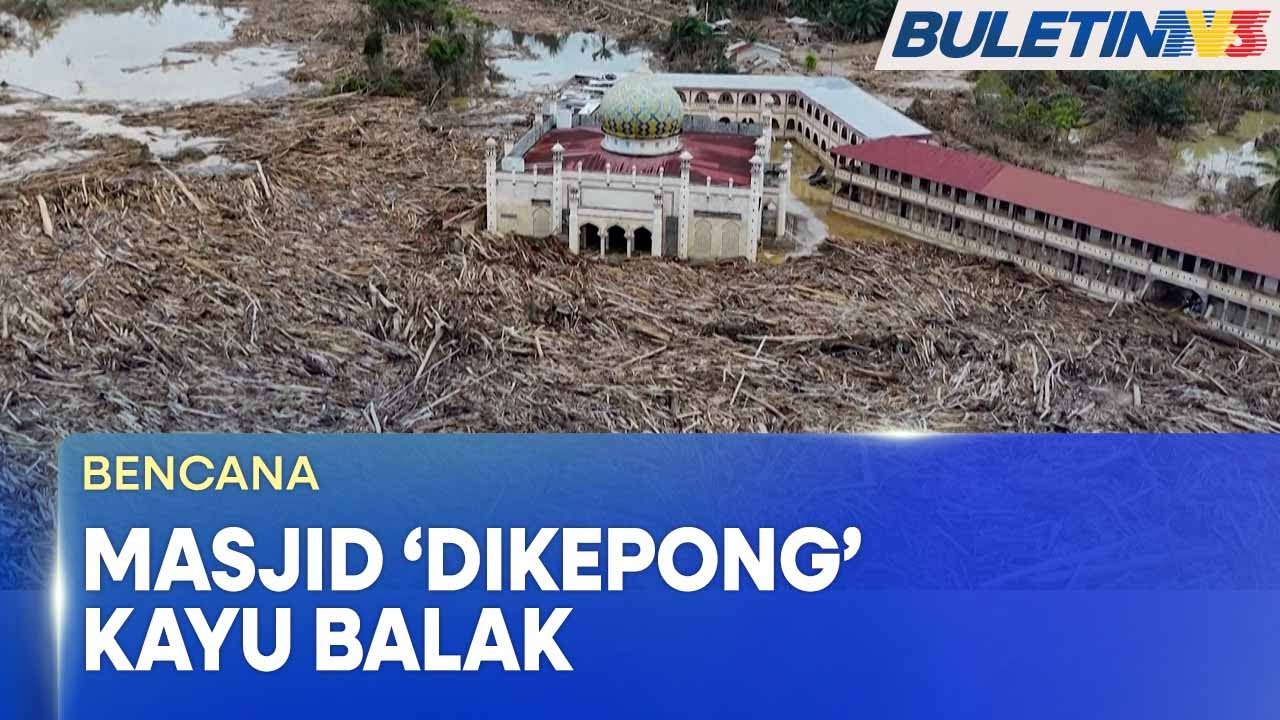 BENCANA | ‘Lautan’ Kayu Balak Muncul Di Aceh Selepas Banjir