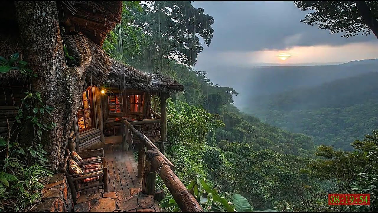 Slow Piano and Rain Sounds for Sleeping and Letting the Mind Drift