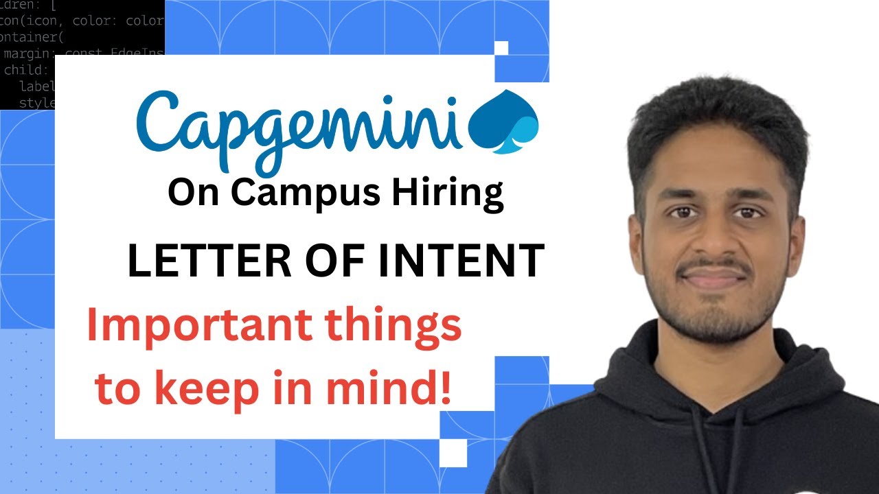 Capgemini Hiring Process 2025: Letter of Intent (LOI) | Tips & Documents Required
