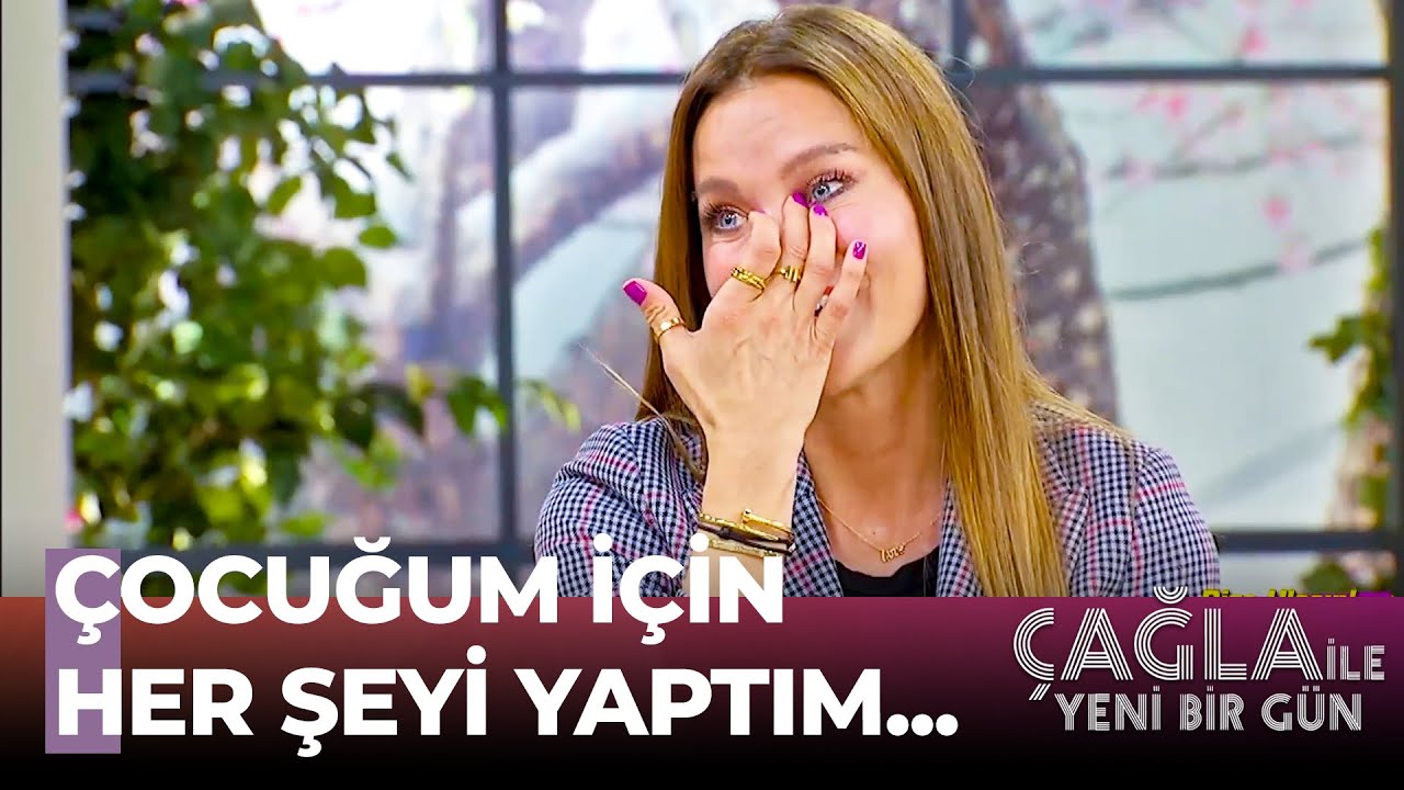 Ebru Şallı Gözyaşları İçinde Oğlunu Anlattı - Çağla İle Yeni Bir Gün 568. Bölüm