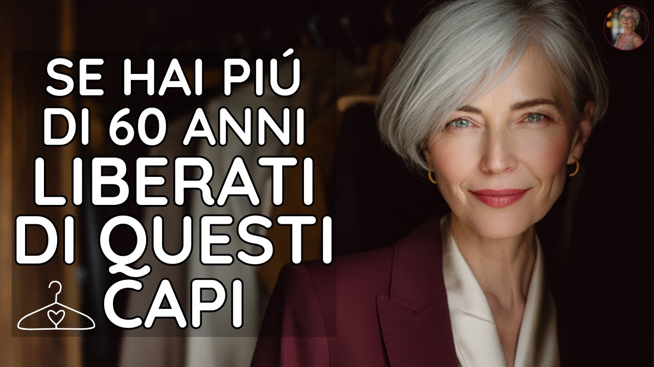 Dopo i 60 anni, rinnova il tuo stile: elimina questi 10 capi