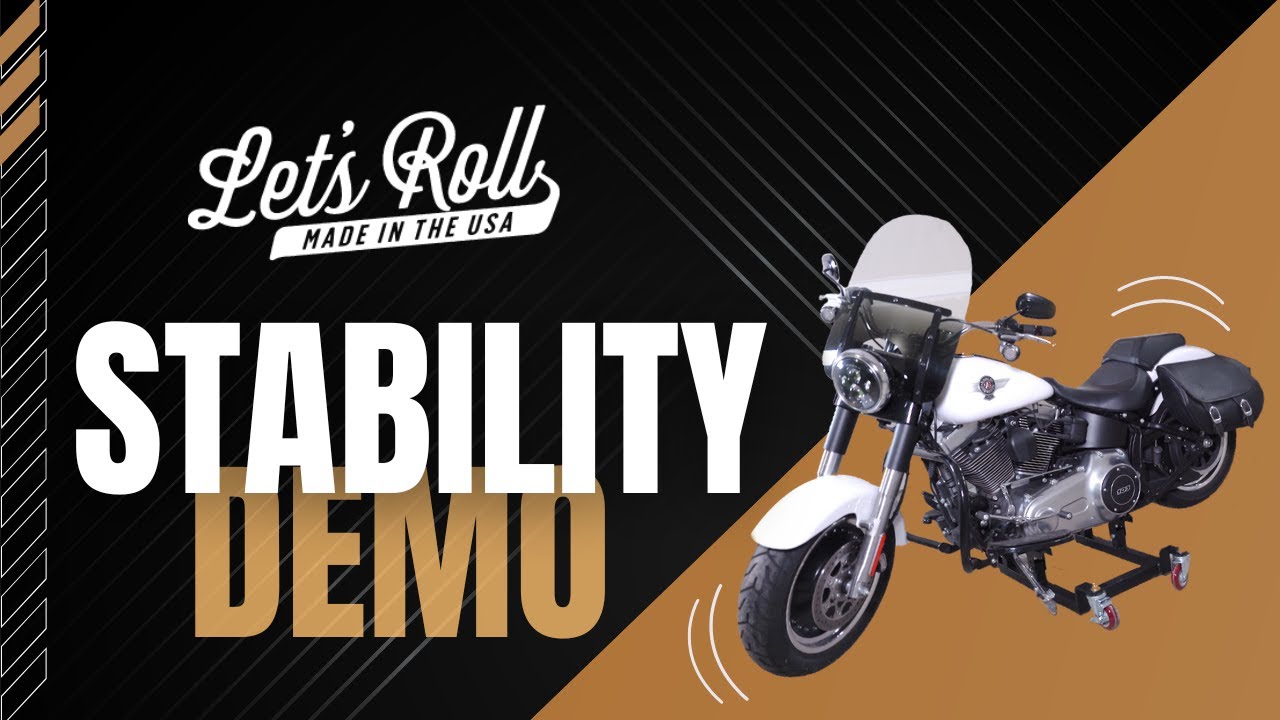 Don't Worry 🙄 About Shaking Your Harley? | Let's Roll Cruiser Motorcycle Dolly: Safe & Easy