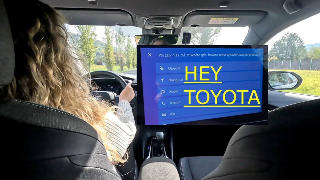 Hey Toyota. Seznam příkazů pro hlasové ovládání auta