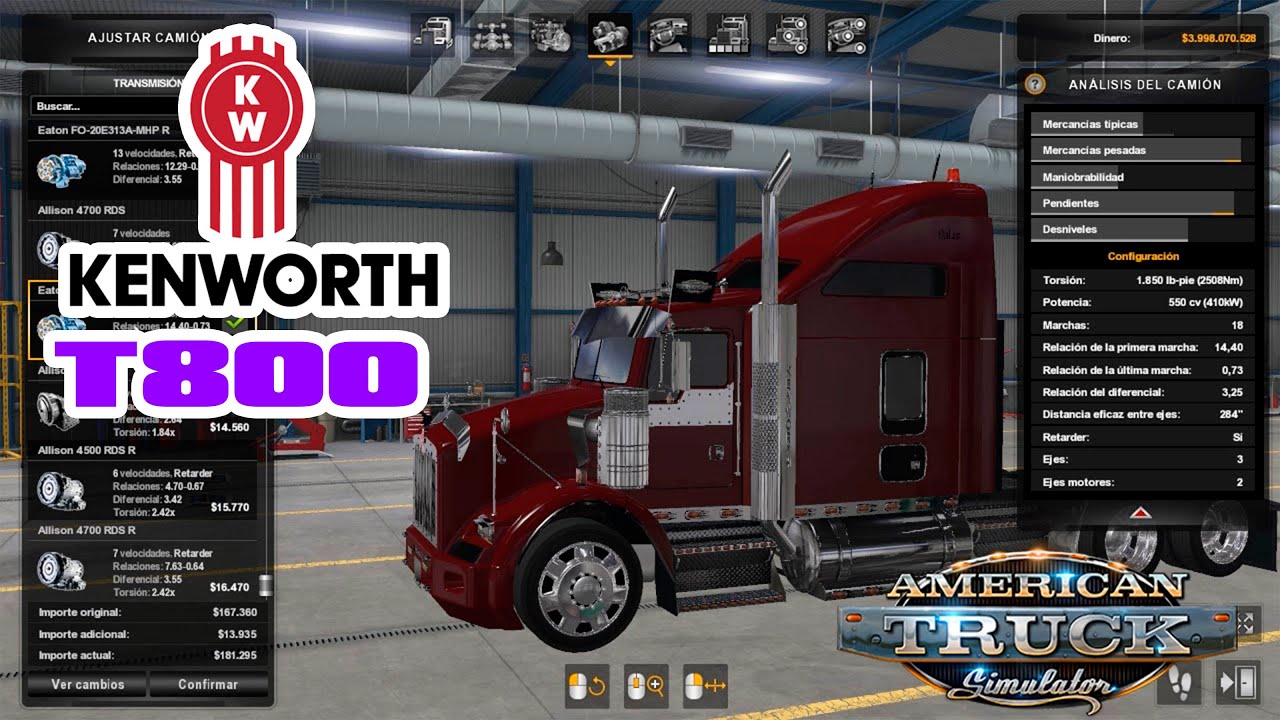 KENWORTH T800  | ATS 1.39 AMERICANTRUCK SIMULATOR