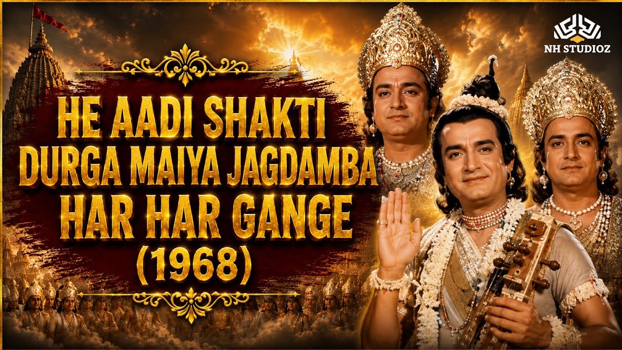 माँ दुर्गा की महिमा का दिव्य भजन - He Aadi Shakti Durga Maiya Jagdamba | Har Har Gange (1968)