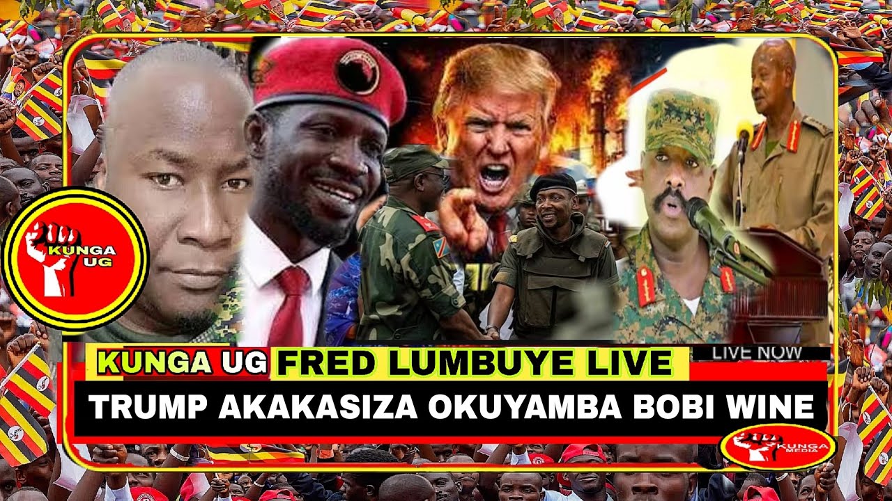FRED LUMBUYE LIVE: PRESIDENT DONALD TRUMP AKAKASIZA OKUMALAWO BBA DICTATOR MU EAST AFRICA, KAWEDEMU