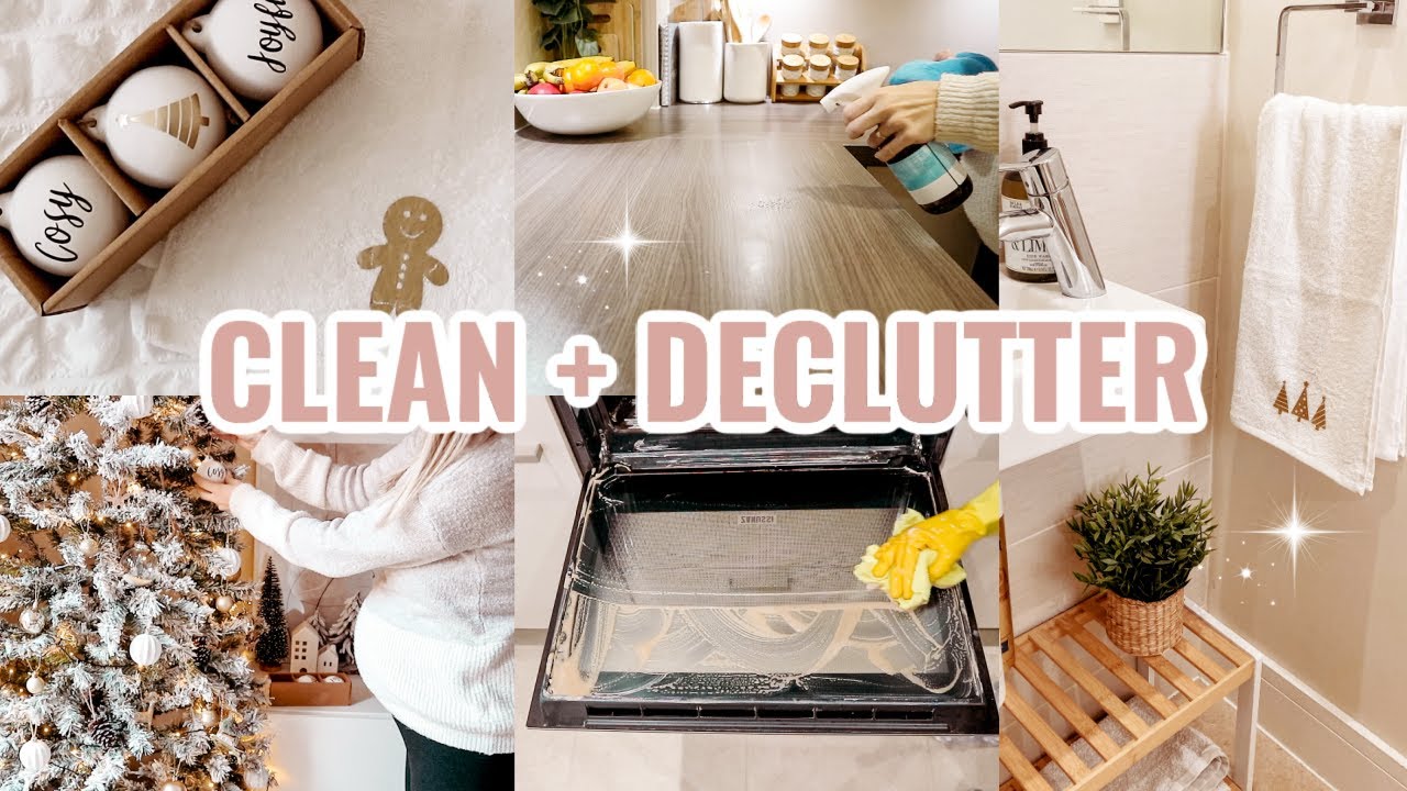 🎄 FESTIVE SPEED CLEAN WITH ME UK 2022 | CHRISTMAS DEEP CLEANING MOTIVATION + DIY DECOR CRICUT AD