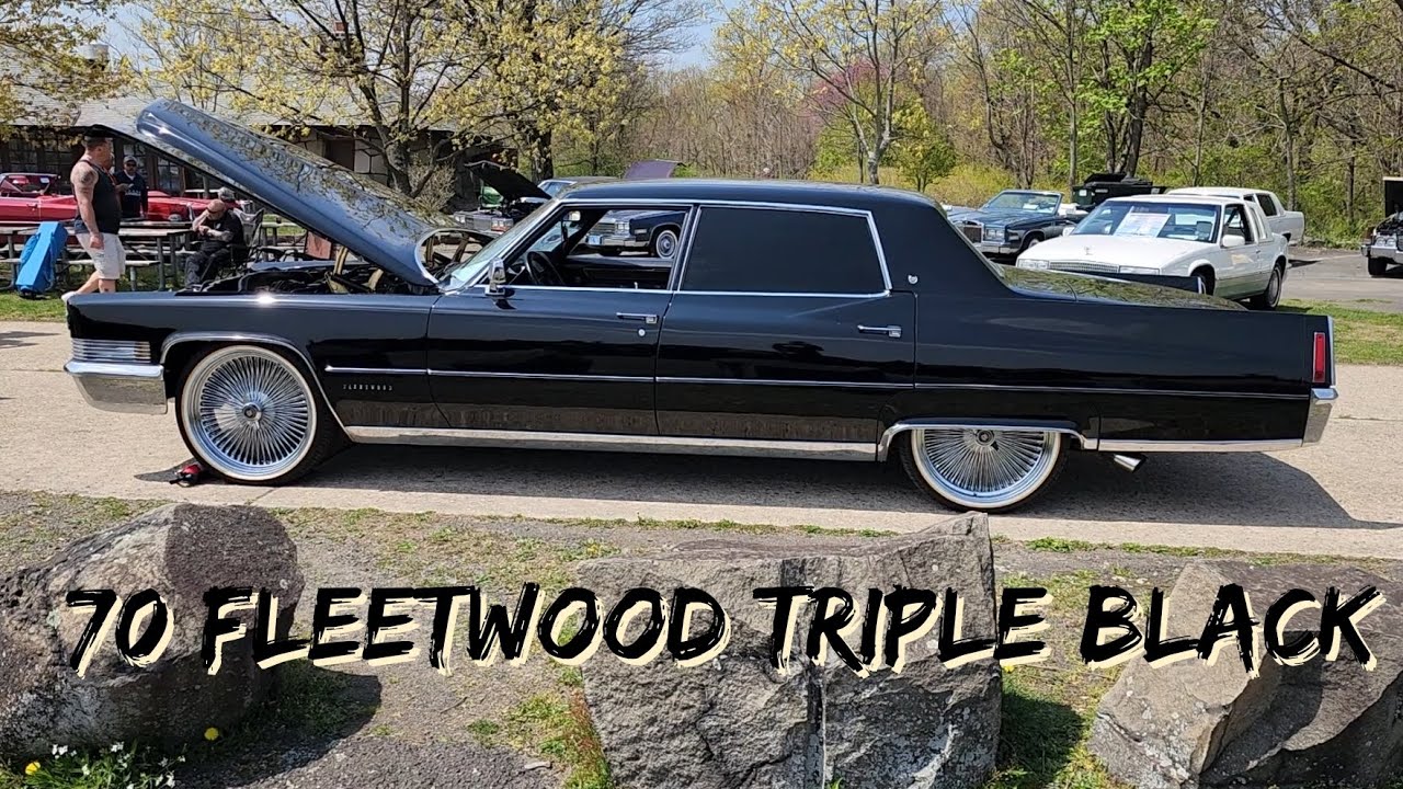 🏴 1970 Cadillac Fleetwood Triple Black Hardtop STUNNER!  MINT CLEAN CADDY!