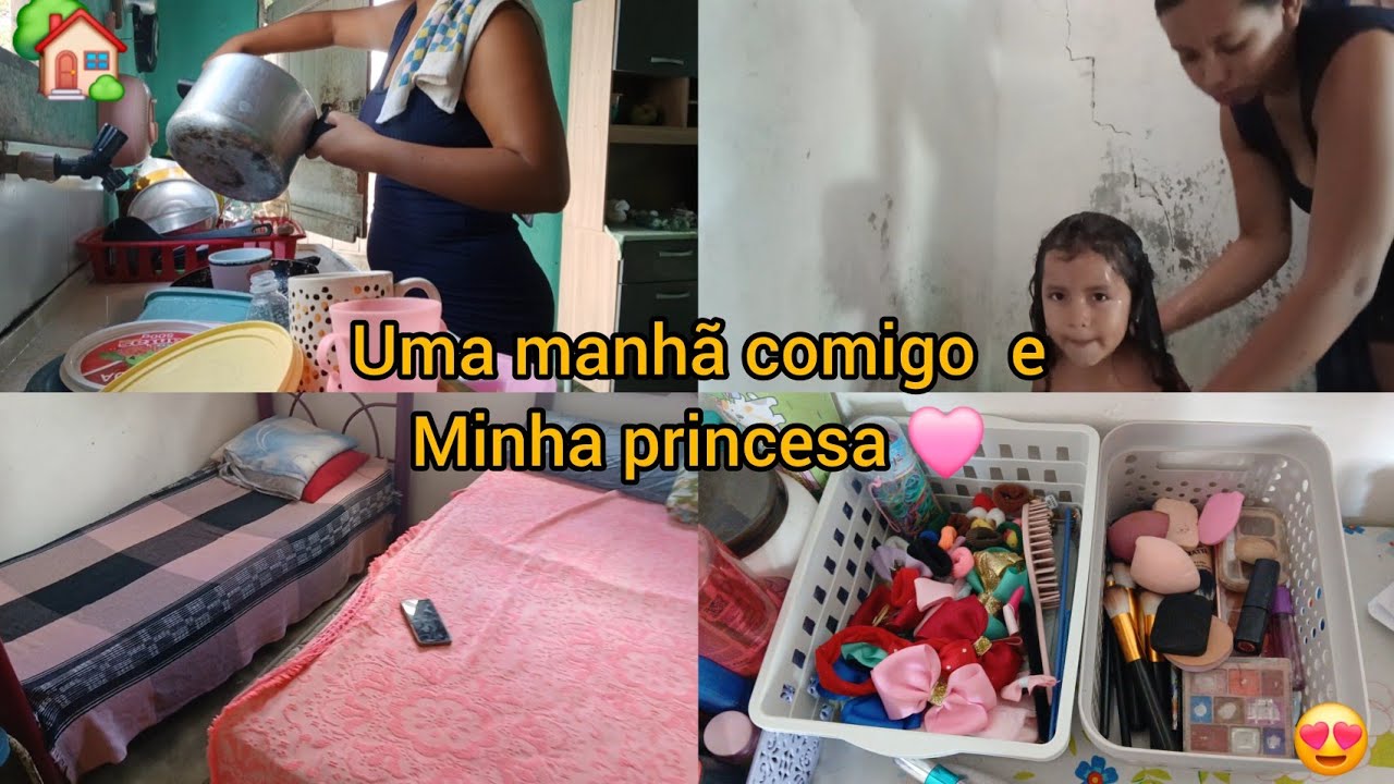 Uma manhã comigo e minha princesa 🩷😍🫶