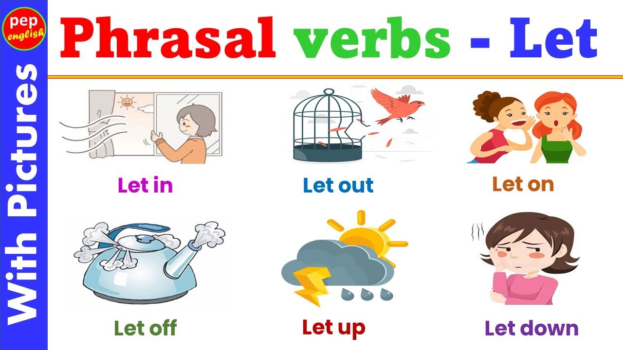 Phrasal verbs with Let in English