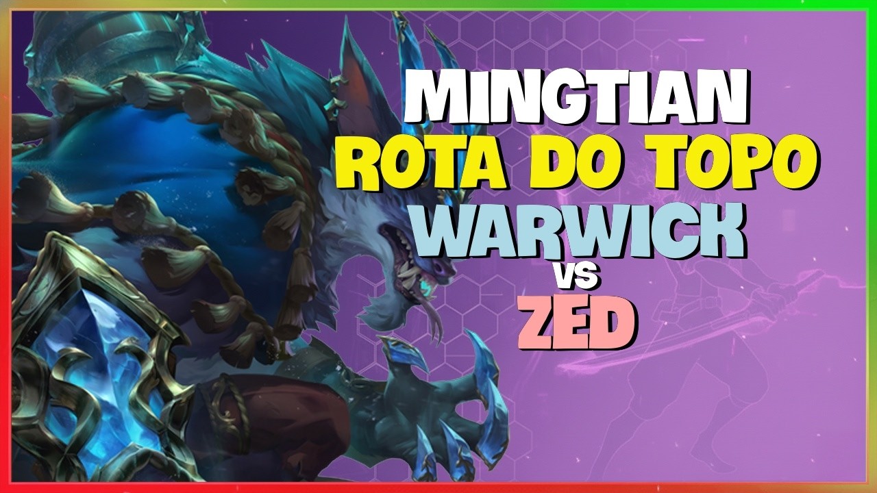 Rank 1 Warwick : Esse maluco está MASSACRANDO o Zed no Desafiante com esse DAMAGE