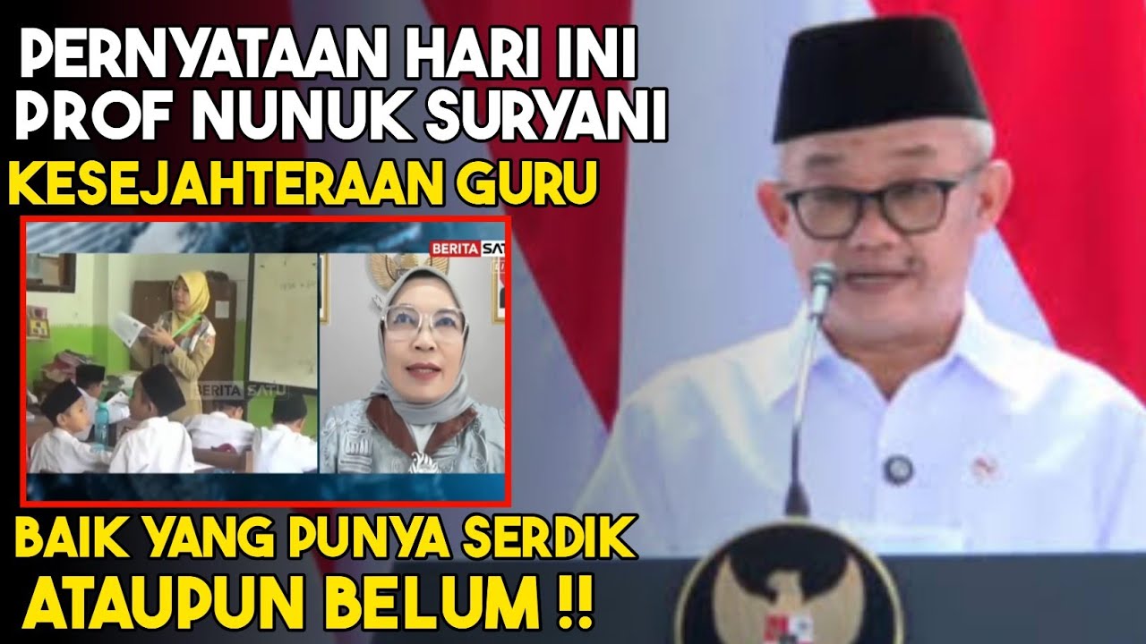 RESMI DARI BU NUKUK‼️ KESEJAHTERAAN GURU NON ASN KEDEPANNYA ‼️