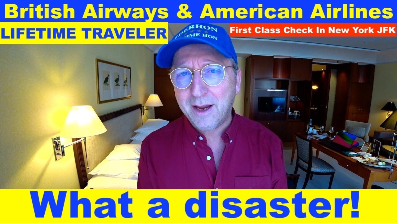 British Airways & American Airlines First Class Check In New York JFK (Report) #britishairways