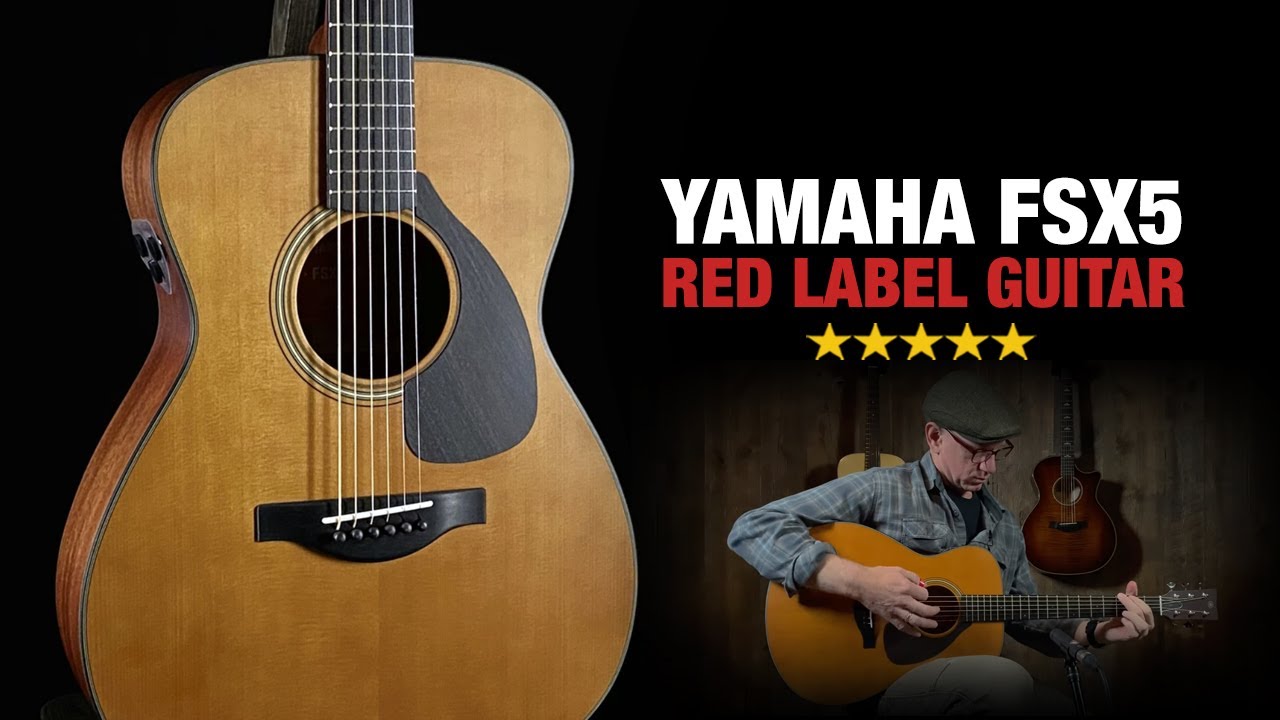 Гитара Yamaha FSX5 Red Label — как она звучит?