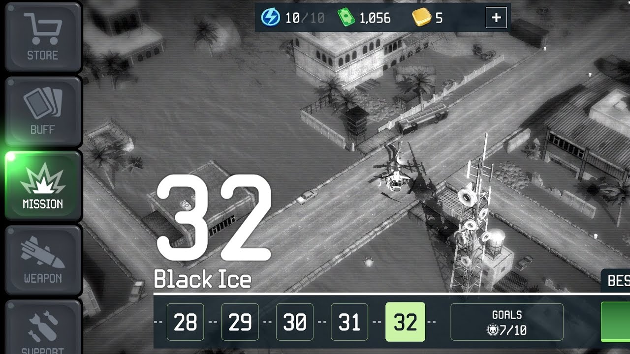 🧊😨💣 War Drone Shooting Game Level 32 &ndash; Black Ice! Slippery Chaos with Heavy Armor & Air Units! 🚁
