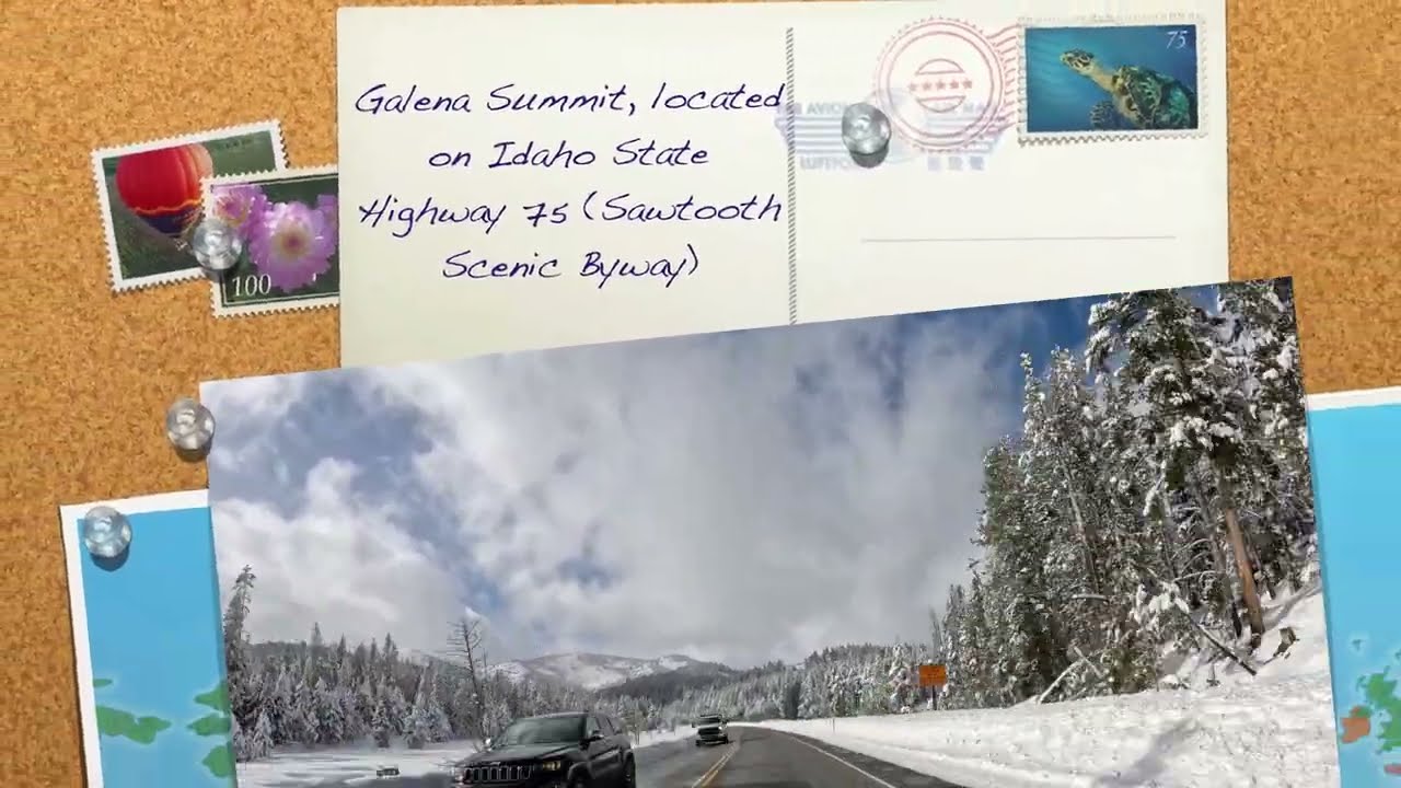 Galena Summit, located on Idaho State Highway 75 Sawtooth Scenic Byway   4K