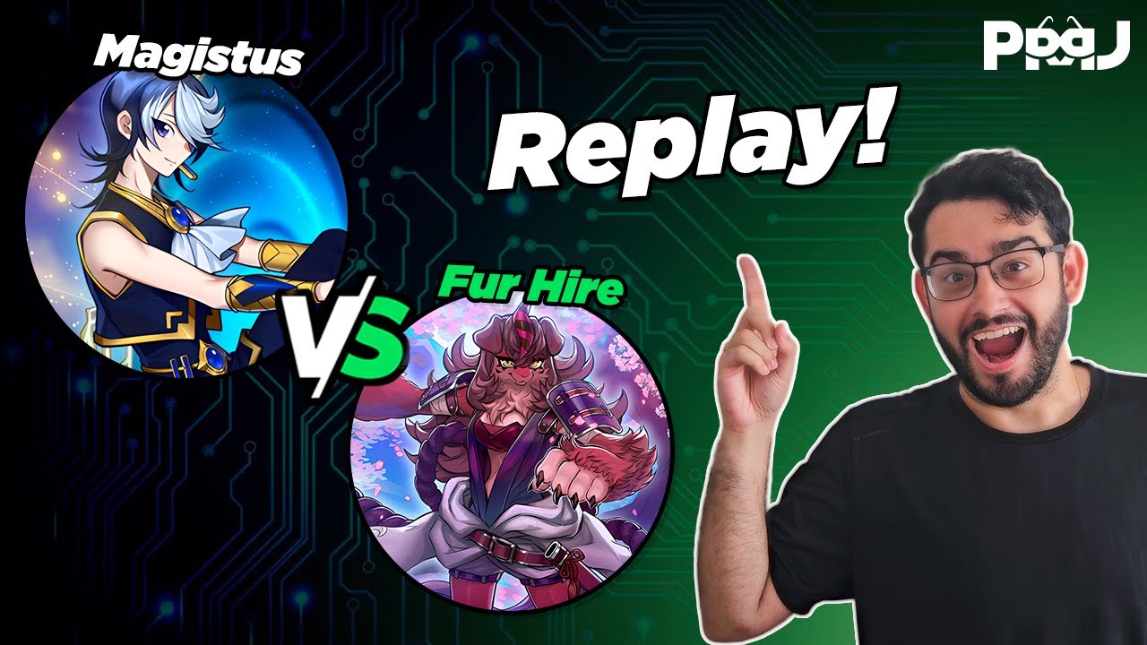 Análise de Replay - Magistus vs Fur Hire - YuGiOh! TCG