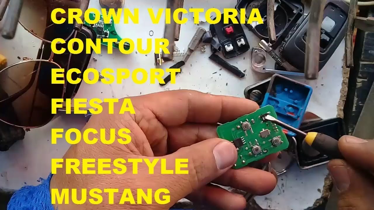 Reparacion Control Remoto FORD 4 Botones Microswitch Mustang Fiesta Ecosport Focus