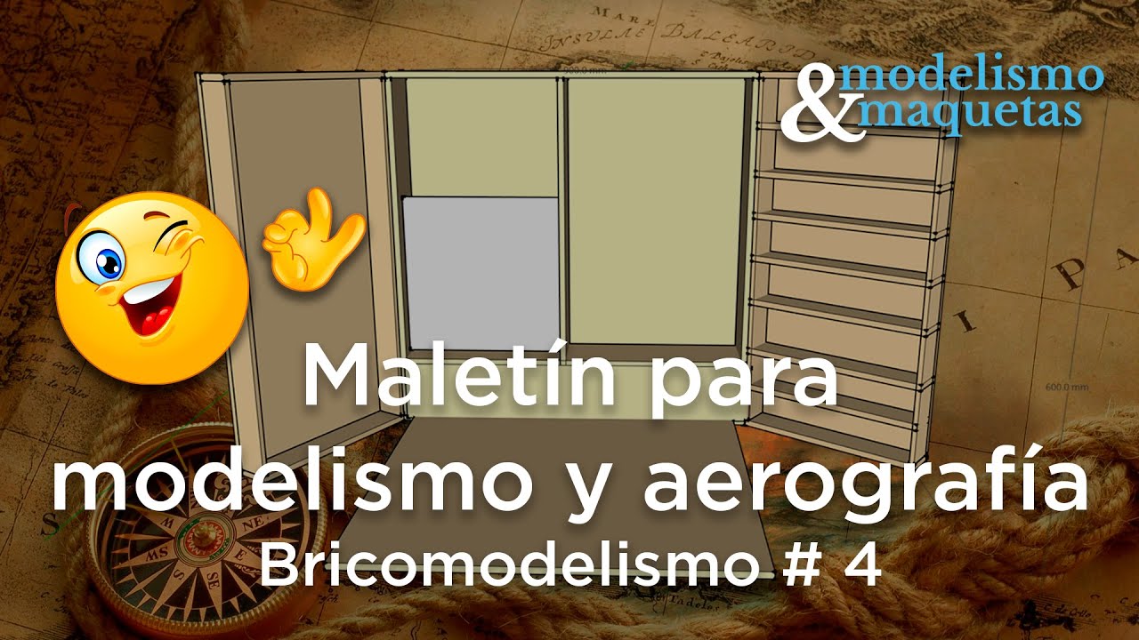 Maletín para 🔴 MODELISMO Y AEROGRAFÍA casero pt1  #4 BRICO - MODELISMO