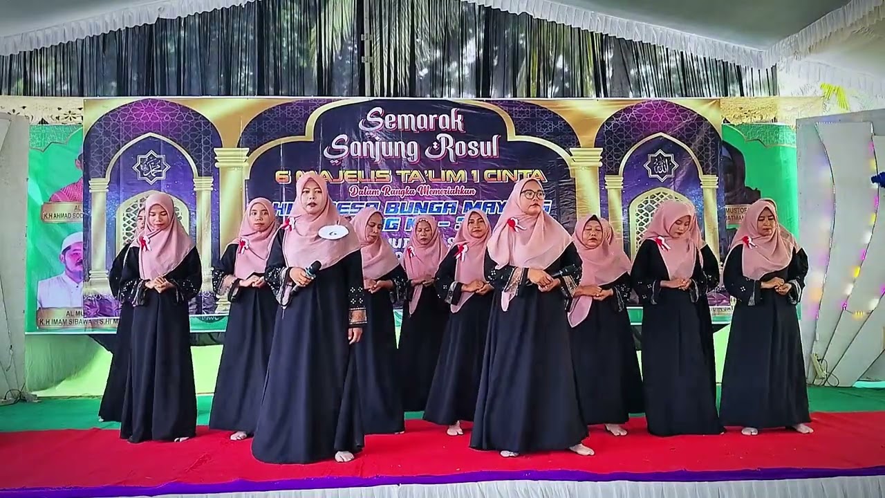 SHOLAWAT JIBRIL MAJELIS TA'LIM AN NUR DALAM RANGKA HUT DESA BUNGA MAYANG KE 39