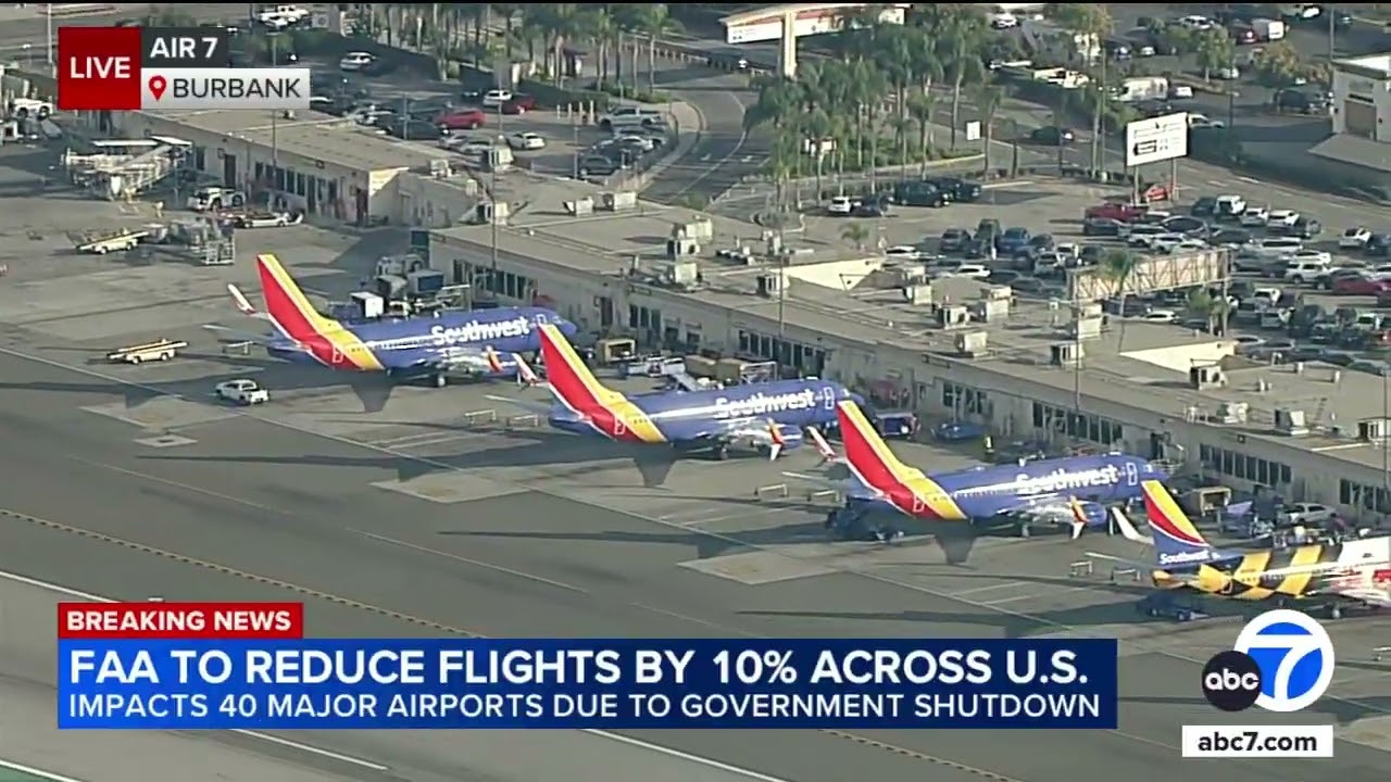 FAA's reduction could cut thousands of flights per day at major airports