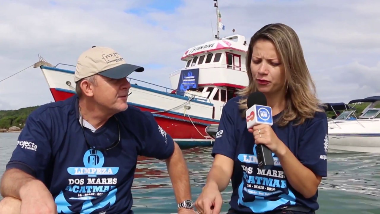 LIMPEZA DOS MARES ACATMAR - PRAIA GRANDE GOV. CELSO RAMOS - PARTE II