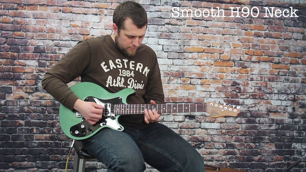 Porter Guitars Khrosis with H90 pickups overdrive demo