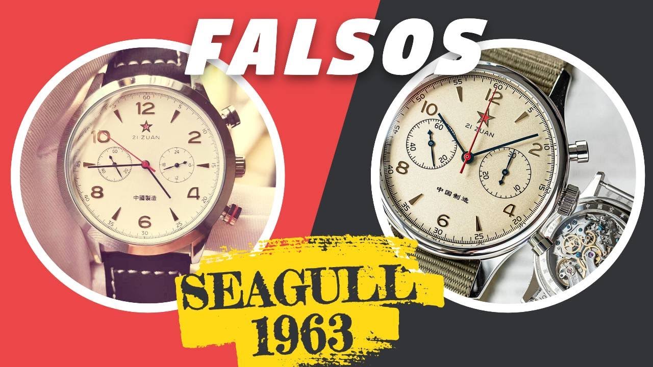 ⚠️ Falsos Relojes mecánicos Seagull 1963 en AliExpress