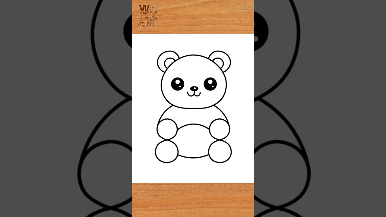 How to Draw a Panda Using Number 88 🐼 | Easy Step-by-Step Drawing Tutorial!