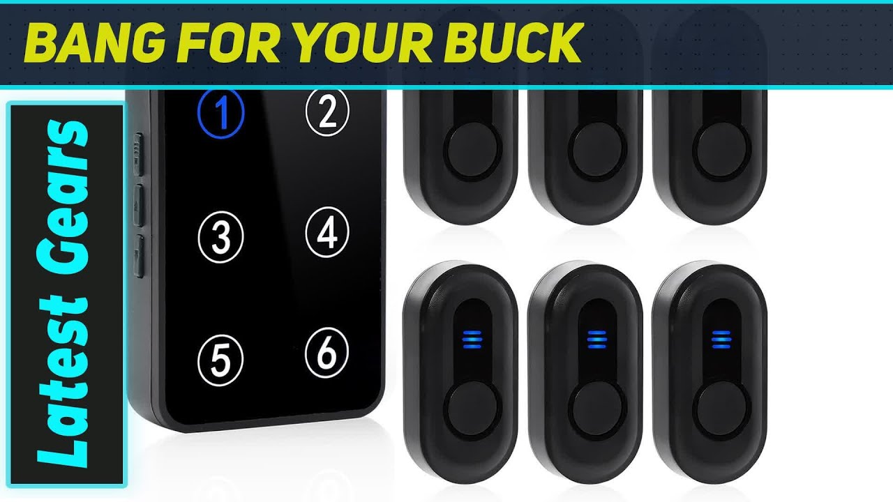 Best Wireless Caregiver Pager Call System for Elderly & Patients Safety!