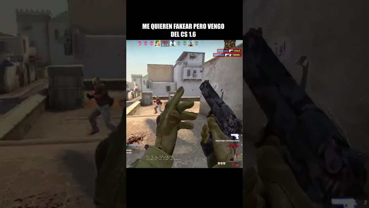 Me quieren fakear pero vengo del cs 1.6 #jairitomapper #csgoclips